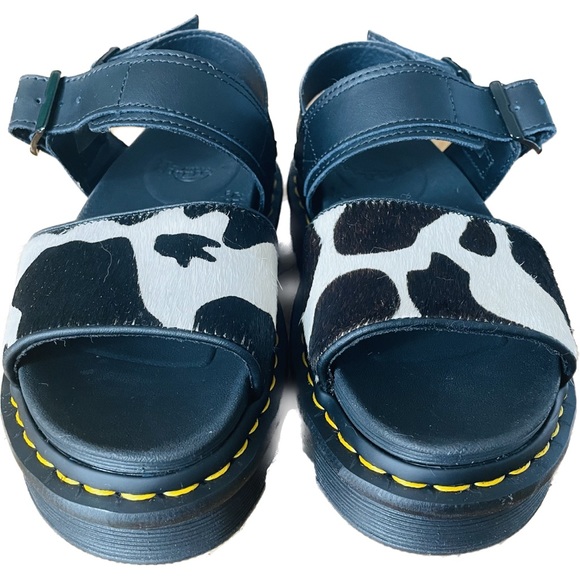Nwt Dr Martens Voss Cow Print 